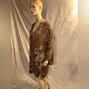 Beaded Silk robe